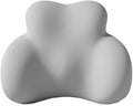 Car Lumbar Support Pillow for Volkswagen VW Golf V 2003-2005 2006 2007 2008 Memory Foam Back Support Cushion Breathable Car Seat Lumbar Pad Accessories,Grey