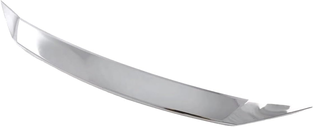 Front Hood Air Deflector，Car Bonnet Molding Cover Trim Fit for Mazda CX-50 and CX50 Hybrid 2023 2024 2025，Exterior Accessory（ABS,Glossy Chrome）
