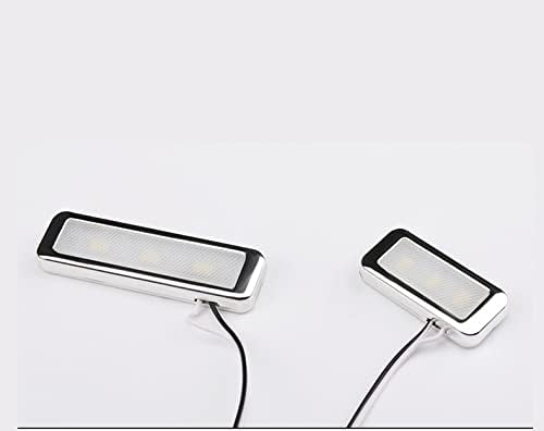 Automotive Door Handle Lights,12V 4pcs LED Interior Lights Multicolor Universal Fit for Car Interior Atmosphere Light (Blue)