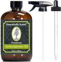 Lemongrass Essential Oil 4 Fl Oz with Dropper and Sprayer - 100% Pure and Natural - Hair Care, Home Diffusers, Skin Care, Aromatherapy, Massage and Humidifiers, and Garden Care