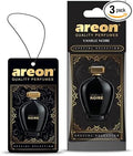 AREON Vanille Noire SS06 – Luxury Custom Car Hanging Air Freshener for HIM (pack of 3)