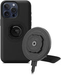 Quad Lock Adhesive Dashboard/Console Car Phone Holder Kit with MAG Wireless Charging Head V2 and MAG Phone Case for iPhone 15 Pro Max