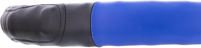 United Pacific 70405 18" Two Tone Steering Wheel Cover, Engineered Leather Construction, Euro Style, Large Grip – ONE Steering Wheel Cover – Black & Blue