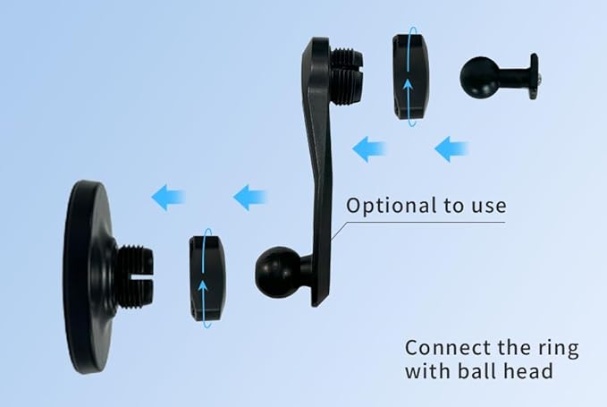 Car Phone Mount for Ford Focus MK3/MK3.5 (2012–2018) RS/SE/ST,Vehicle-Specific Dashboard Magnetic Phone Holder with Metal Ball Joint,360° Rotating Cell Phone Holder,Easy to Install Auto Accessories