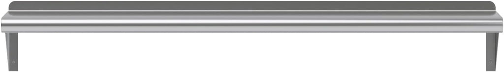 AmGood 48" Long X 8" Deep Stainless Steel Wall Shelf | NSF Certified | Appliance & Equipment Metal Shelving | Kitchen, Restaurant, Garage, Laundry, Utility Room