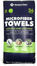 Member's Mark 16" x 16" Microfiber Towels, 36 Count (Green)