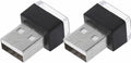 ICBEAMER USB Interface Miniature Night Light 1-Pack (Blue) | Universal Plug-in LED for Car Interior and Trunk Ambient Atmosphere