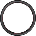 Corium Leather Steering Wheel Cover Rubber Inner Ring All Car Universal Four Seasons Universal Anti-Slip15 16 17 18 19 inch for Truck (Black, 15inch)