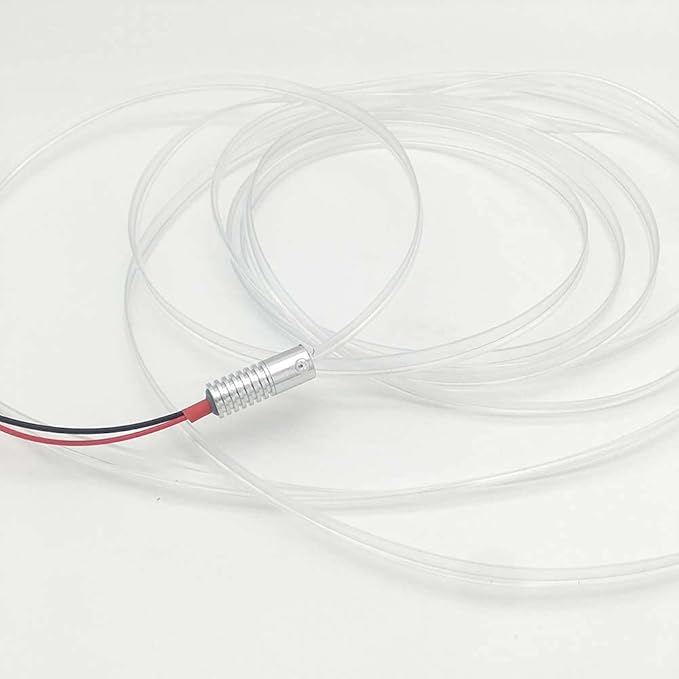 2mm 5meters Car Home LED Ambient Plastic Optic Fiber Light Source Kit Tool Free (5V USB,Red)