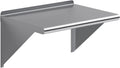 AmGood 24" Long X 18" Deep Stainless Steel Wall Shelf | NSF Certified | Appliance & Equipment Metal Shelving | Kitchen, Restaurant, Garage, Laundry, Utility Room