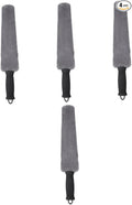 PRETYZOOM 4pcs Car Vent Cleaning Brush Soft Tool for Automotive Air Conditioner Outlets Ergonomic Handle for Easy Use Portable Detail Brush for Car Interior Cleaning