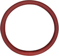 Wood Car Steering Wheel Cover Rubber Inner Ring All Car Universal Four Seasons Universal Thin Fiber Leather Anti-Slip 16 17 18 19inch for Truck (16inch, red)