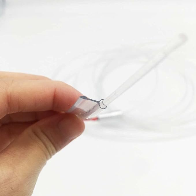 2mm 5meters Car Home LED Ambient Plastic Optic Fiber Light Source Kit Tool Free (5V USB,Red)