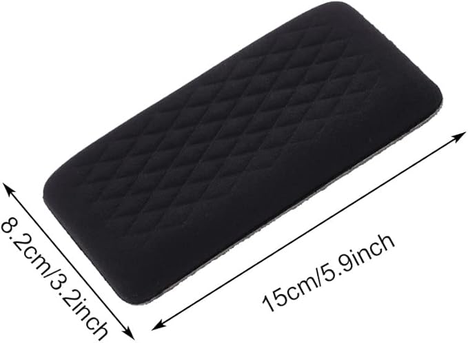 2pcs Car Armrest Cushion, Microfiber Leather Car Knee Pads, Car Knee Cushion Car Armrest Support, Removable Soft Leather Pad, Padded Arm, for Arm Foot Knee Pain Relief