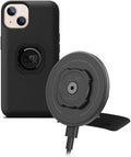 Quad Lock Adhesive Dashboard/Console Car Phone Holder Kit with MAG Wireless Charging Head V2 and MAG Phone Case for iPhone 13