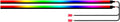 Dreamcolor Acrylic Interior Car Lights, 2 Piece 43.3inch/110cm 128 Colorful Car LED Strip Light RGB Fiber Optic Rainbow Ambient Lighting bar, Universal Decoration Dynamic Atmosphere Neon Lights