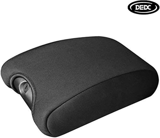 DEDC Neoprene Center Console Armrest Pad Cover for Jeep Wrangler JK Sahara Sport Rubicon X & Unlimited 2011 2012 2013 2014 2015 2016 2017 Black