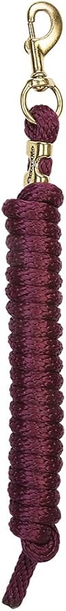 Weaver Equine Performance Lead Rope, Long Horse Lead Rope with Quick Halter Attachment, Soft Comfort Grip, Barn Horse Tack for Daily Use & Showing