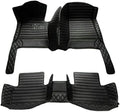 Custome Car Mats Accessories All Weather Floor mats Compatible with Automotive Floor Mats Passenger car mats (All Black)