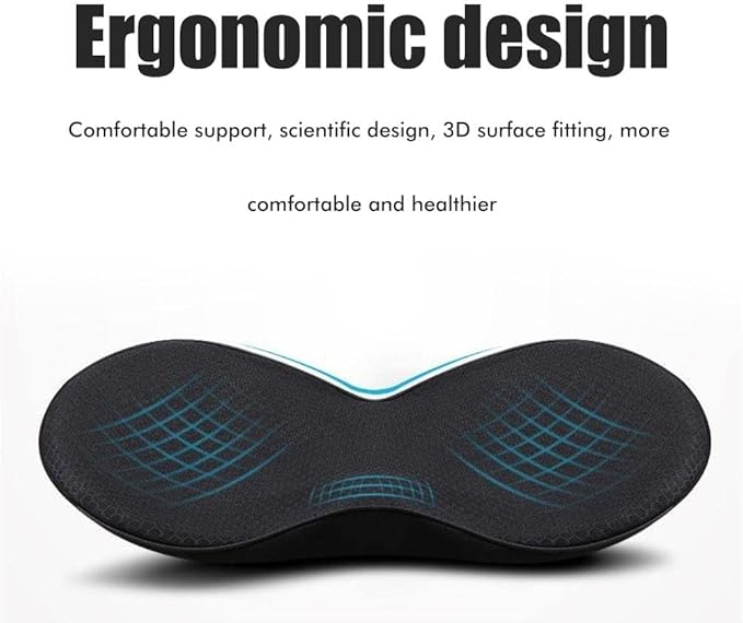 Car Seat Cushion for Driver Thick Memory Foam Car Heightening Seat Cushion Lower Back Pain Relief Back Support Cushion for Car Office Chair
