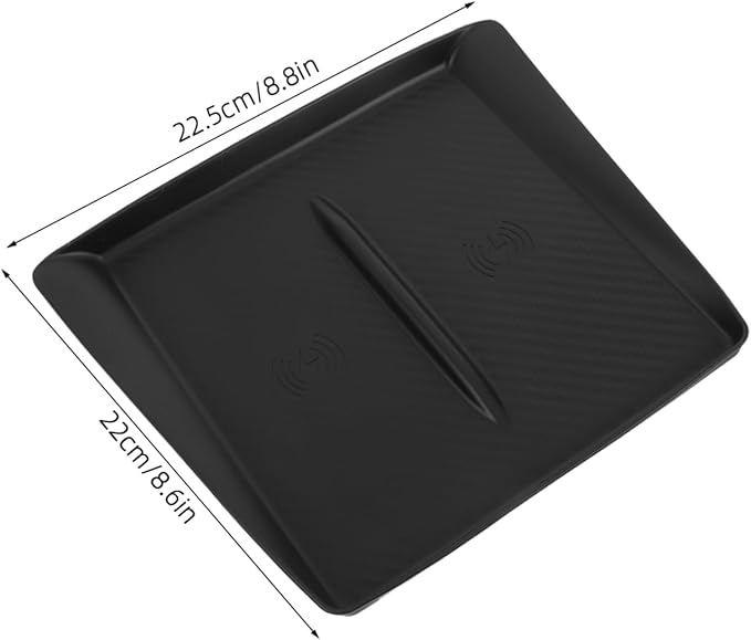 Gadpiparty Central Control Protection Silicone Pad Wireless Charger Pad Interior Accessory Car Console Wireless Charging