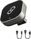 Spedal Wireless CarPlay Adapter for Factory Wired CarPlay – Plug & Play, Auto Reconnect, Mini Metal Design with USB-A & USB-C Cables – Compatible with iPhone 6+ and Cars from 2016+ (Silver)