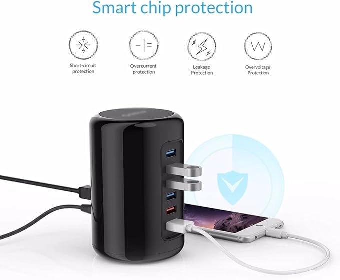 USB 3.0 HUB with Power Adapter Fast Charger Hub Desk Splitter Rj45 Ethernet Expander Computer Accessories for MacBook Pro