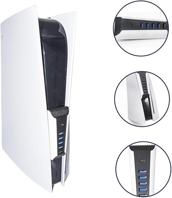 Homoyoyo USB Hub Port USB Expander Supports Multiple Devices for Keyboard Mouse and Controller Charging