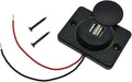 Car 12V RV USB Charger, Quick Charger 3.0 Wall Mount USB Charging，for Car Camper Boat Marine