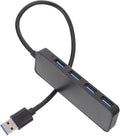 Gadpiparty USB Hub Port Data Splitter Ultra-Slim Expansion Adapter for Laptop and Computer High-Speed Transfer USB Expander for Easy Device Connectivity