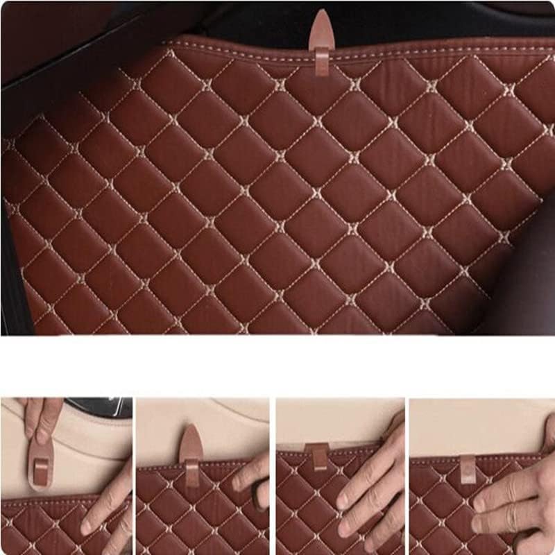 Custom All-Weather Protection Luxury Leather Floor Mats for Cars SUVs Trucks According Anti-Slip Leather Floor mats ﻿ (10,Blue)