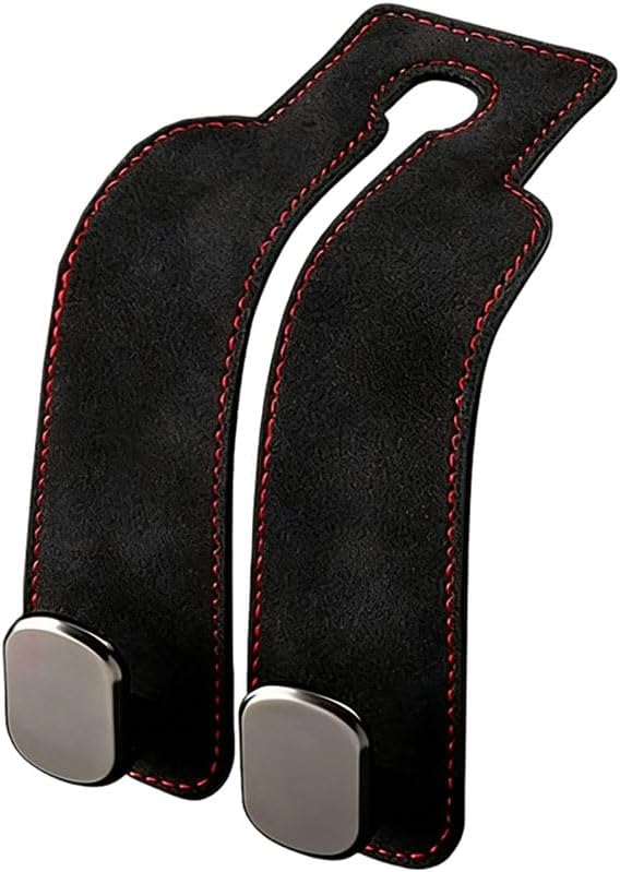 2026 Car Headrest Storage Hooks - Universal Backseat Hanger Organizer for Handbags & Grocery Bags (2, Black)