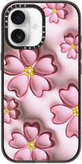 CASETiFY Impact iPhone 17 Case [Slim/Compatible with Magsafe / 8.2 ft. 4X Military Grade Drop Protection] - Sakura - Clear Black