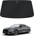 KUST Windshield Sun Shade for Infiniti Q60 Coupe 2017-2022 Window Sunshade Sun Visor Protector Foldable Blocks UV Rays Keep Your Car Cooler