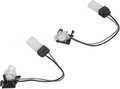 Aramox Door Handle Kit Fit for C7, Pair Door Handle Light Left Right Auto Exterior Ambient Lighting 4H0947133A/134A
