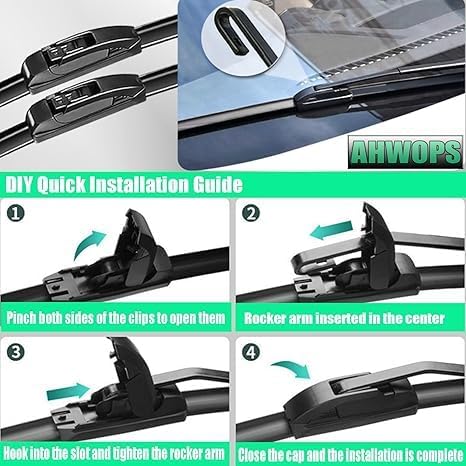 3 Wiper Front and Rear Wiper Blades for Pontiac Vibe 2003-2008, OE Original Style (21″/18″ Front/11″ Rear) For My Car