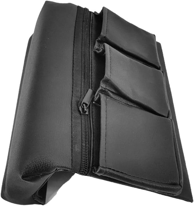 3pcs Leather Car Armrest Pad Storage Organizer Car Side Door Support Accessory