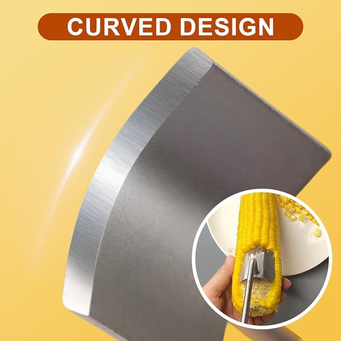 Easy Clean Corn Cob Peeler, 2024 New Corn Peeler for Corn On The Cob Corn Cob Stripper Corn on the Cob Remover, Stainless Steel Corn Stripping Tool for Home Kitchen, Restaurant Chef (3)