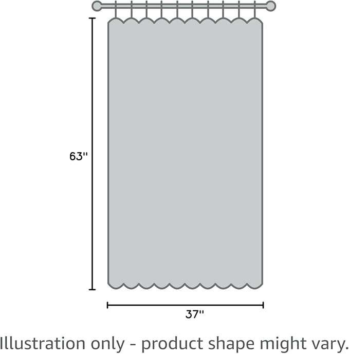Bujasso Grey 90% Blackout Curtains with Sheer Overlay Mix and Match Double Layer Window Curtains Thermal Insulated 63 inch for Living Room Bedroom Gray Drapes with Tiebacks Grommet Top 37" Wx63 Lx2