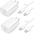 25W Type C Charger Fast Charging 10 ft, USB C Charger Block & Android Phone Chargers Cord 10 Foot for Galaxy S25 Ultra/S25/S25+/S24 Ultra/S24/S24+/S23/S22 Ultra-White