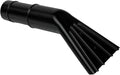Vacuum Claw Nozzle 2" x 12" for Wet/Dry Use, Fits Car Washes, Gas Station Vacuums, and Utility Shop Vacs for Auto Care and Home (Black)