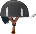 Vintage Retro Open Face Motorcycle Helmet Baseball Cap Half Helmets with pull-down Lens for Men Women Moped Cap Jet Scooter Street Cruiser - DOT Certified (Gray,XX-Large)