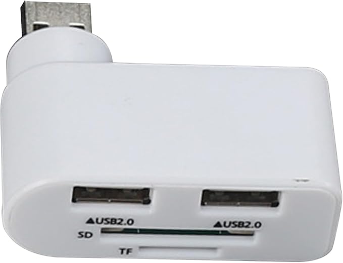 Rotatable USB Hub – ABS 4.5x5.5x2cm | USB Hub, 4 Port Mini USBs Extender with 480Mbps High Speed Data Transfer and Rotating Design | Multifunctional Splitter for Notebook Laptop Tablet Car Use