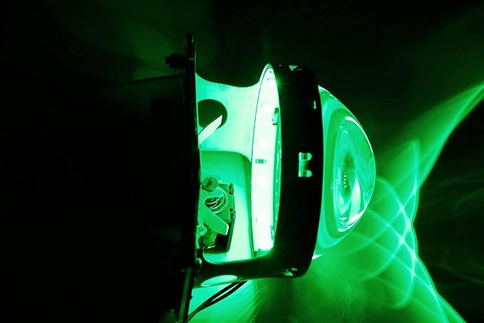 iJDMTOY Emerald Green 15-SMD LED Accent Ambient Lighting Kit Compatible with Car Motorcycle Projector Lens Demon Eye Retrofit