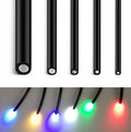 0.12in Inner Black Skin Cover PMMA Plastic Endeglow Optic Fiber Cables for Car Led Light Source 20ft Long
