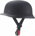 Adult Unisex Black Half Motorcycle Helmet, DOT Approved, for Chopper Moped Scooter Motorbike Electric