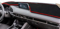Beerte Black Car Dashboard Center Console Cover Fit for Mazda 3 Sedan&Hatchback 2019 2020 2021 Protector Sunshield Cover Dash Mat Pad (Flannel)