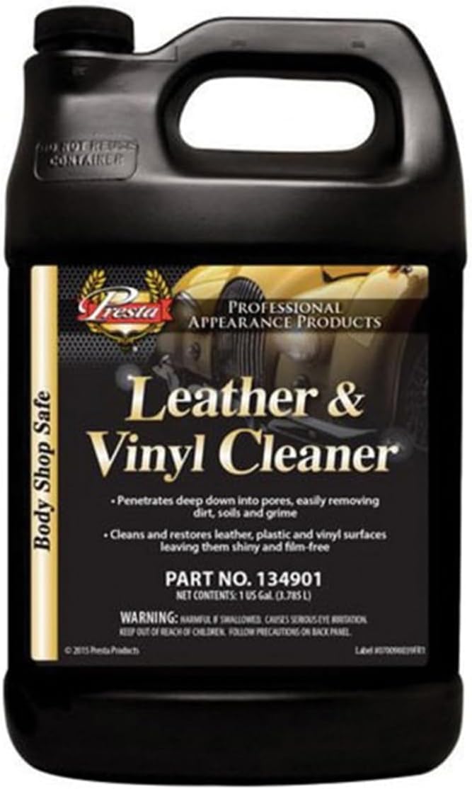 Presta 134901 Leather and Vinyl Cleaner; 1 Gallon
