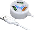 Compact USB Charging Hub USB2.0 Three Port Expander Hub Dock Suitable for Car Chargers Power Banks USB Accessory