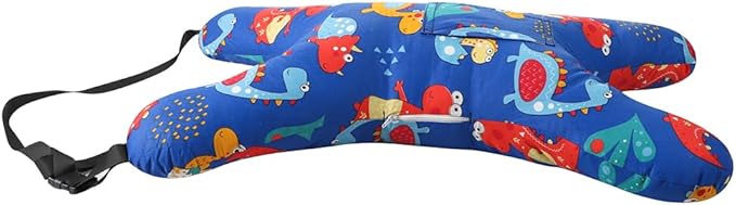 X-Shaped Car Travel Pillow for Cars Seat Kids Adults Head and Body Support Pillow Cartoon Neck Pillows Soft Long-Distance Travel Car Sleeping Seat Belt Pillows Breathable Cars Aircraft Travel Cushion